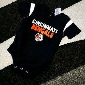 Child's Cincinnati Bengals onesie